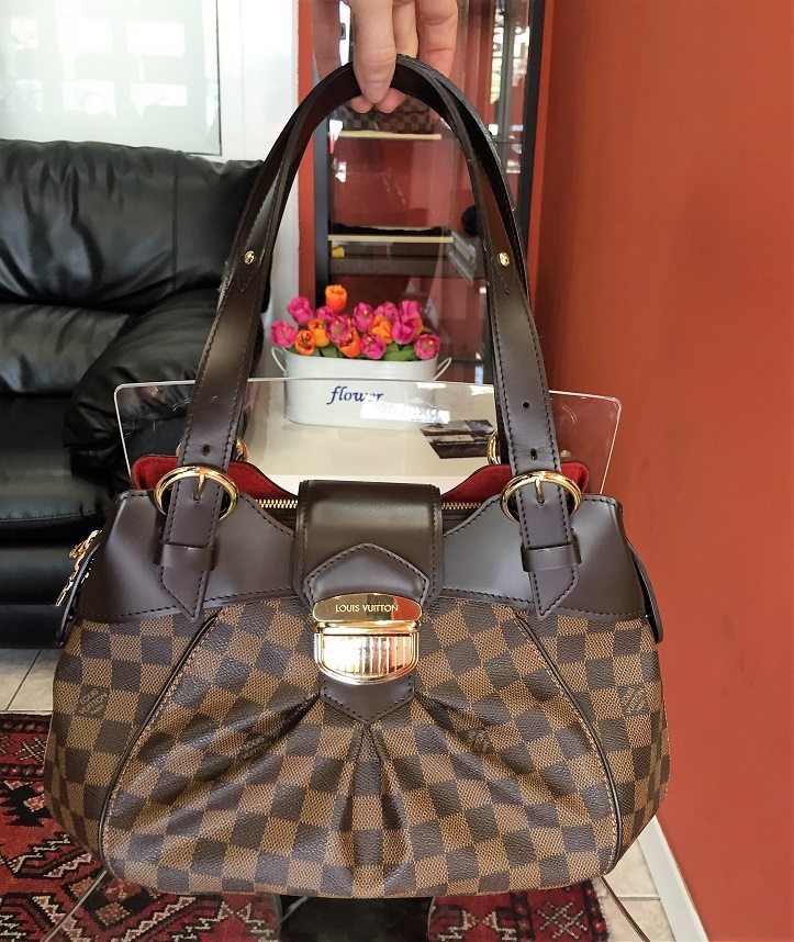 New Louis Vuitton Sistina PM Bag in LV Damier Ebene Canvas – LUSSO DOC