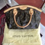 louis vuitton m40143 tivoli (mb2058) pm size, monogram canvas gold  hardware, with dust cover