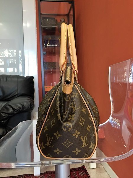 Authenticated Used Louis Vuitton LOUIS VUITTON Tivoli PM Monogram Handbag  Brown M40413 